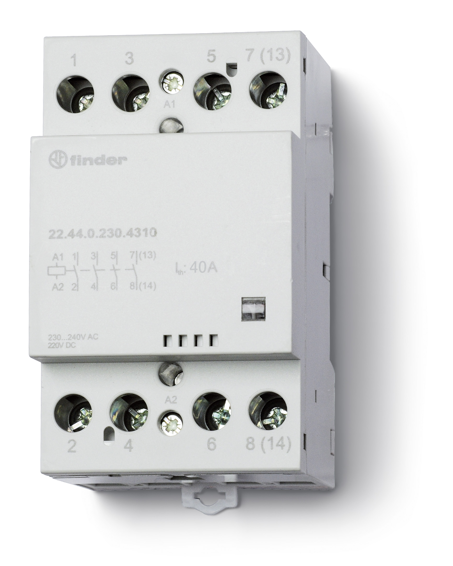 FINDER22系列模块接触器、单稳态继电器