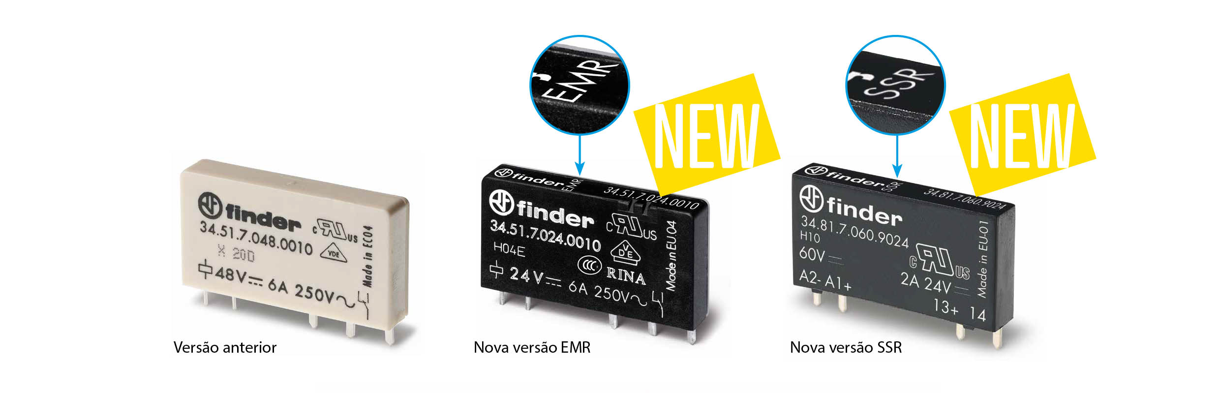 FINDER中间继电器34系列