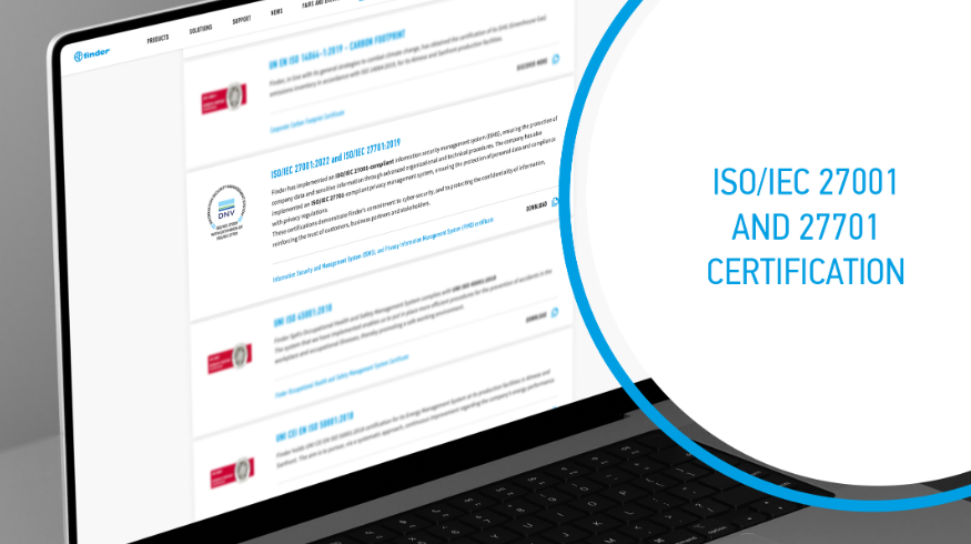 FINDER獲得ISO/IEC 27001和27701認(rèn)證