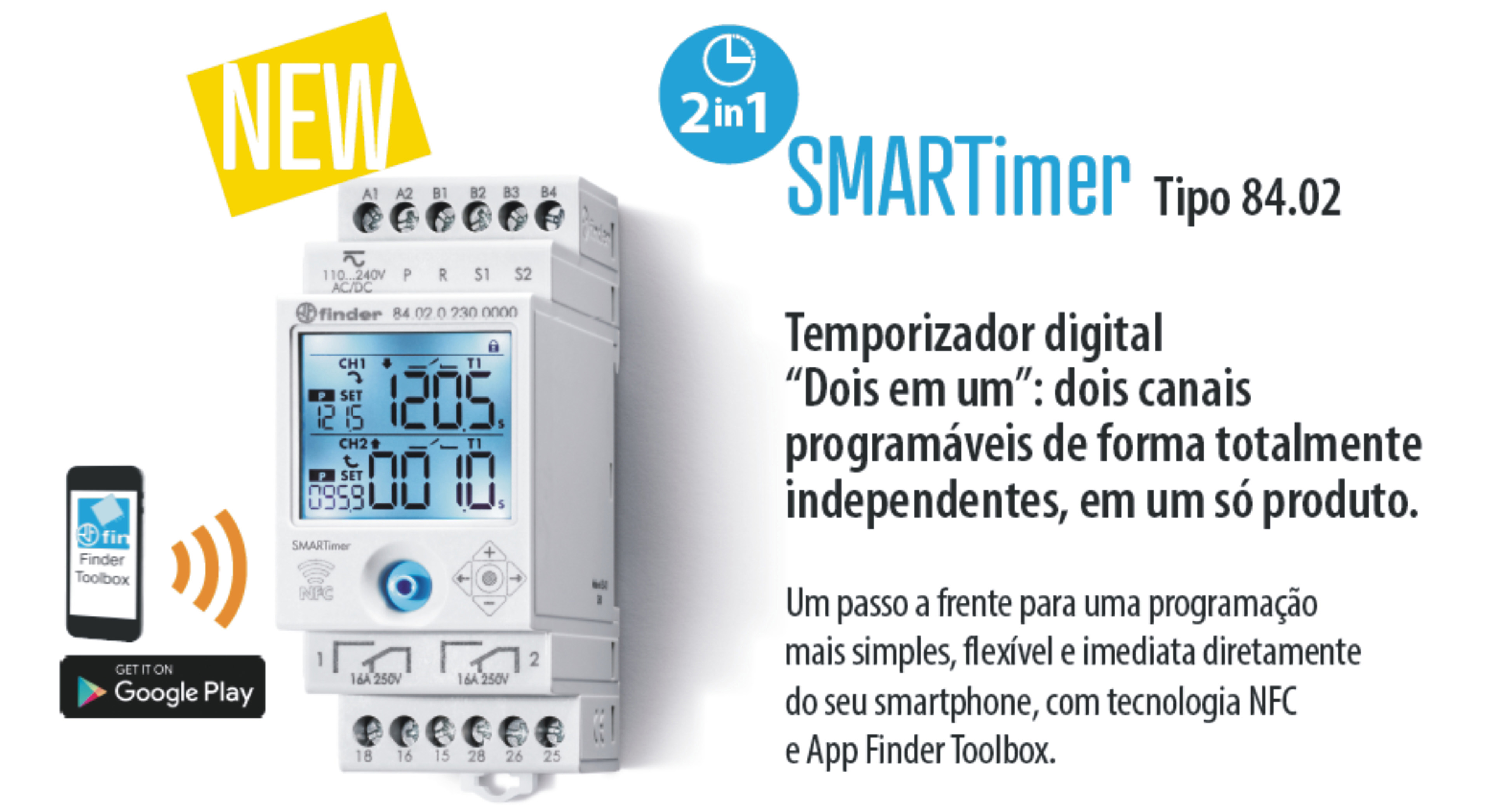 FINDER84系列时间继电器